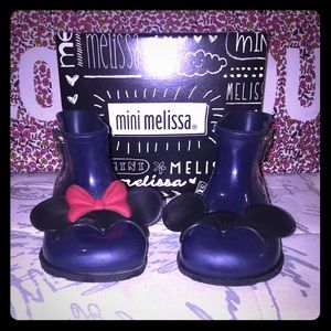 Mini Melissa Mickey Minnie Rain Boots